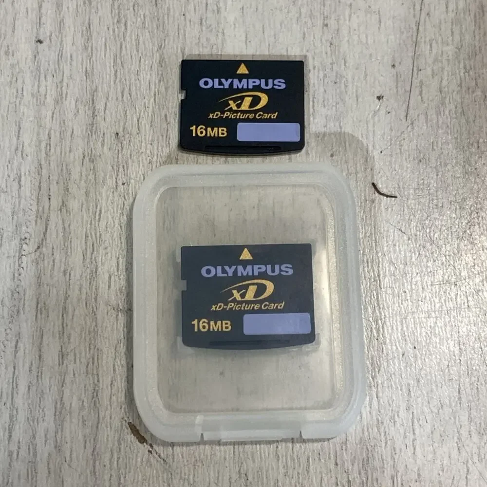 Olympus xD Picture Card 16MB Camera Memory Card Pair